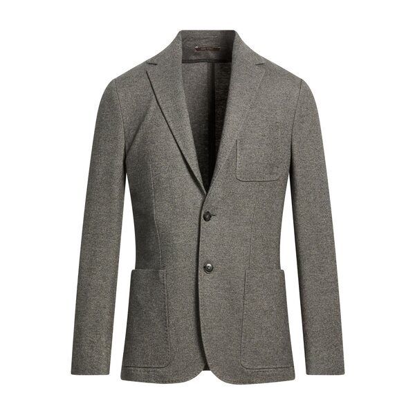 【貨物輸送無料】 カナーリ メンズ 上衣＆上衣 アウター Blazers Grey コート・ジャケット-メンズファッション