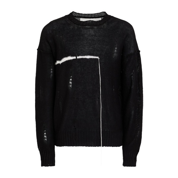 【送料無料】 イザベル・ベネナート メンズ ニット\u0026セーター アウター Sweaters Black