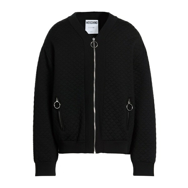 【送料無料】 モスキーノ メンズ カーディガン アウター Cardigans Black