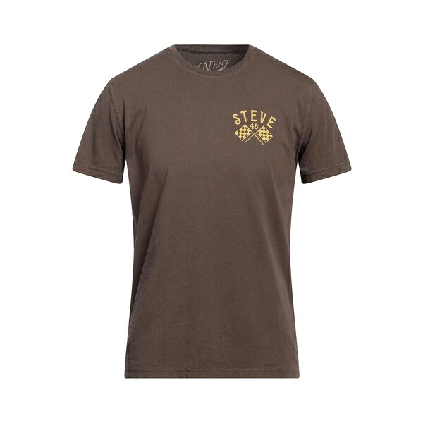 【送料無料】 ブリカー メンズ Tシャツ トップス T-shirts Brown