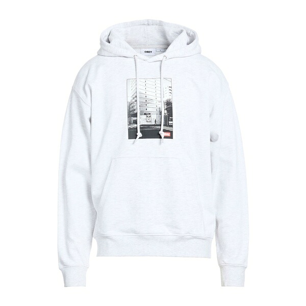 【送料無料】 オベイ メンズ パーカー・スウェットシャツ アウター Sweatshirts Grey