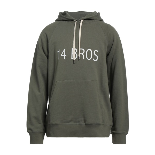 【送料無料】 フォーティーンブロス メンズ パーカー・スウェットシャツ アウター Sweatshirts Green