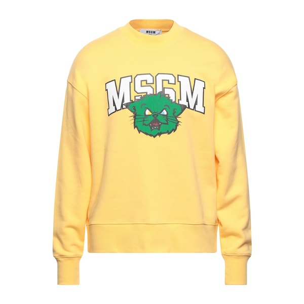 【送料無料】 エムエスジイエム メンズ パーカー・スウェットシャツ アウター Sweatshirts Yellow 33,020円