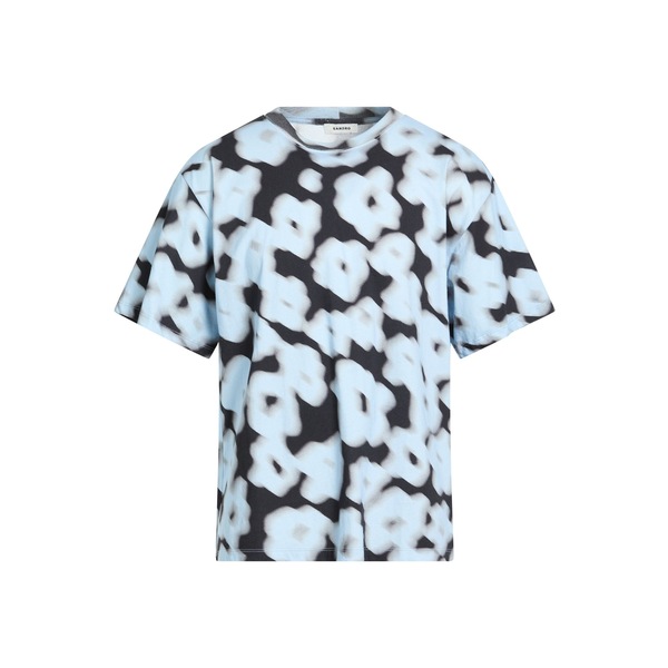 【送料無料】 サンドロ メンズ Tシャツ トップス T-shirts Azure