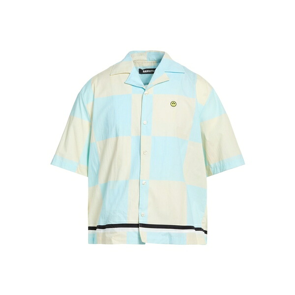 【貨物輸送無料】 バロウ メンズ プルオーバー トップス Shirts Azure