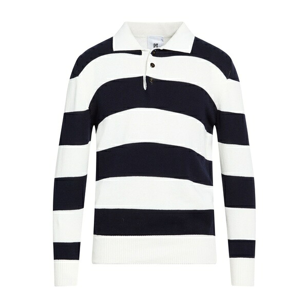 【送料無料】 PTトリノ メンズ ニット&セーター アウター Sweaters White