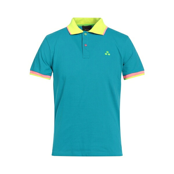 【送料無料】 ピューテリー メンズ Tシャツ トップス Polo shirts Azure