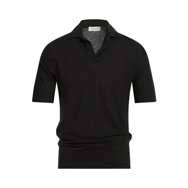 【送料無料】 フィリッポ デ ラウレンティス メンズ Tシャツ トップス Polo shirts Black