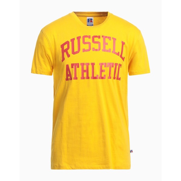 【送料無料】 ラッセル アスレティック メンズ Tシャツ トップス T-shirts Yellow