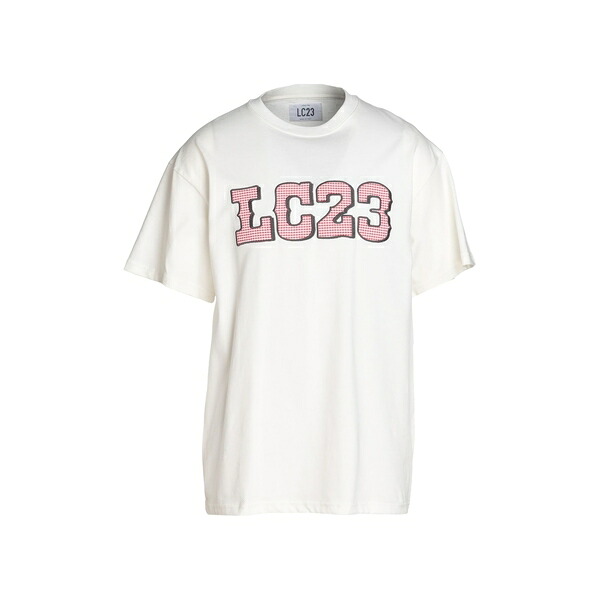 【送料無料】 エルシー23 メンズ Tシャツ トップス T-shirts White