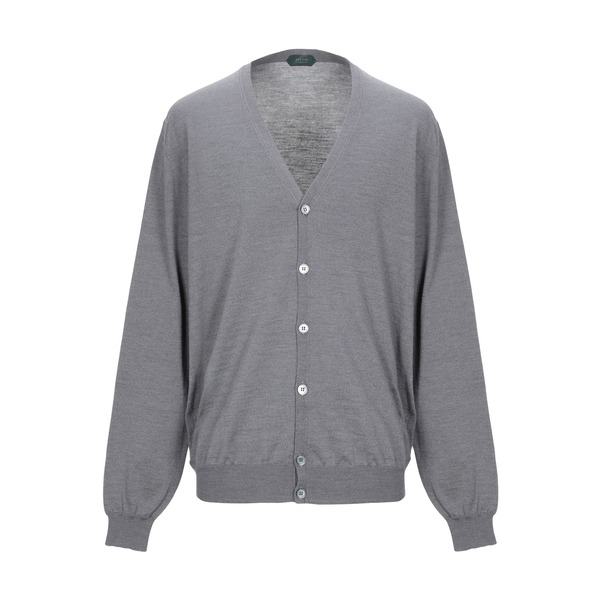 【送料無料】 ザノーネ メンズ カーディガン アウター Cardigans Grey