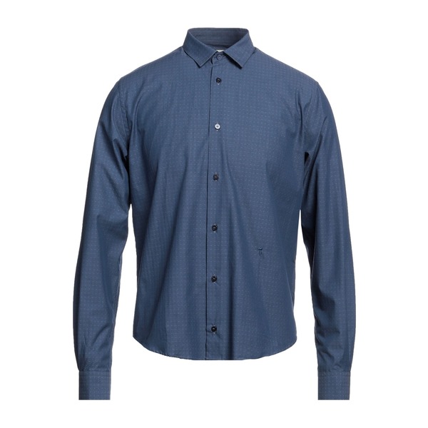 【送料無料】 トラサルディ メンズ シャツ トップス Shirts Blue