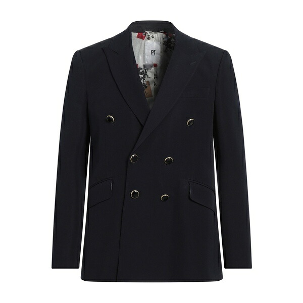 【送料無料】 PTトリノ メンズ ジャケット＆ブルゾン アウター Blazers Blue 101,400円