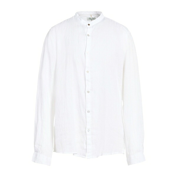 【貨物輸送無料】 アリー ドックス 963 メンズ プルオーバー トップス Shirts White カジュアルシャツ-メンズファッション