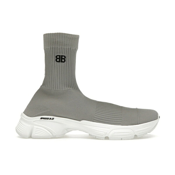 Balenciaga バレンシアガ メンズ スニーカー  【Balenciaga Speed 3.0 Grey White】  大きさ US_8(26.0糎) Grey/White