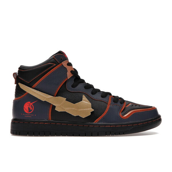 Nike ナイキ メンズ スニーカー 【Nike SB Dunk High RX-0 Unicorn Gundam 02 Banshee】 サイズ US_11.5(29.5cm) Thunder Blue/Metallic Gold画像