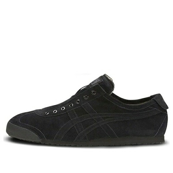 Onitsuka Tiger オニツカタイガー メンズ スニーカー 【Onitsuka Tiger Mexico 66 Slip-On 'Black' D7L1L-9090】 サイズ US_M_4.5｜asty