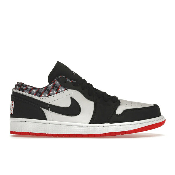 Jordan ジョーダン メンズ スニーカー 【Jordan 1 Low Quai 54 (2021)】 サイズ US_7.5(25.5cm) Black/White-Red-Grey｜asty