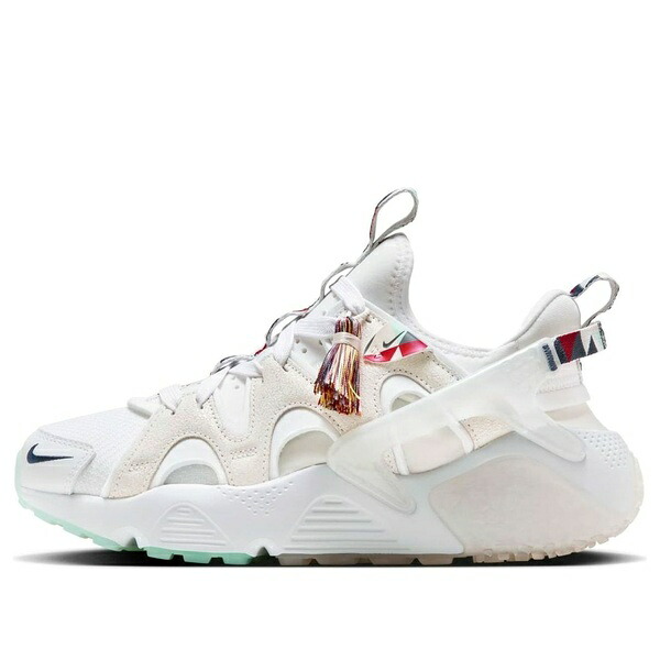 Nike ナイキ レディース スニーカー WHITE/MIDNIGHT NAVY-WHITE-PHANTOM-JADE ICE-MTLC PLATINUM 【(WMNS) Nike Air Huarache Craft 'White Multi Patch' FN8915-141】 サイズ US_7.5(24.5cm)｜asty