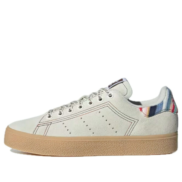 adidas アディダス レディース スニーカー Ivory Bliss/Pink/Gum 【(WMNS) adidas x kseniaschnaider Stan Smith 'Ivory Bliss Pink Gum' IE0384】 サイズ US_5(22.0cm)｜asty