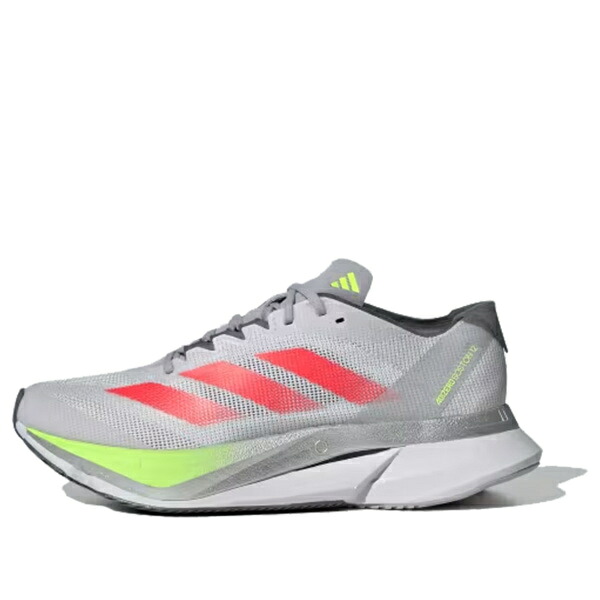 adidas アディダス レディース スニーカー Dash Grey/Lucid Red/Lucid Lemon 【(WMNS) adidas Adizero Boston 12 'Dash Grey Lucid Red Lucid Lemon' JI4473】 サイズ US_6.5(23.5cm)|asty