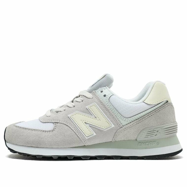 New Balance ニューバランス レディース スニーカー Grey/Yellow 【(WMNS) New Balance 574v2 'Nimbus Cloud Summer Fog' WL574VL2】 サイズ US_5(22.0cm)|asty