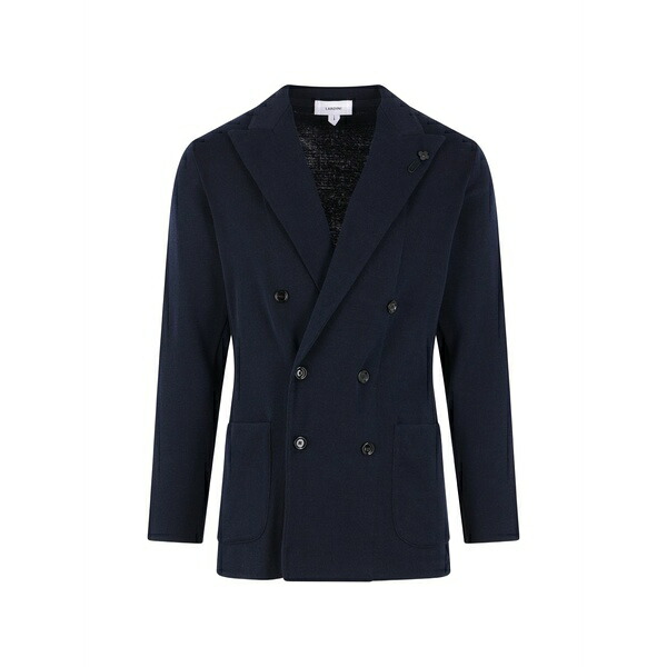 ラルディーニ メンズ ジャケット&ブルゾン アウター Double-breasted dinner jacket Black|asty
