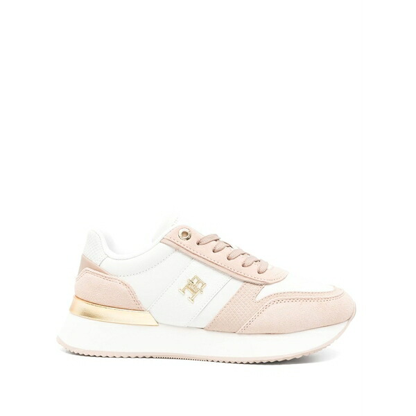 トミー ヒルフィガー レディース スニーカー シューズ Th fashion runner sneakers White|asty