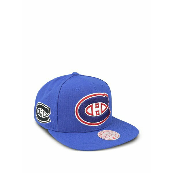 ミッチェル&ネス メンズ 帽子 アクセサリー Montreal canadiens nhl alternate flip snapback cap Blue｜asty