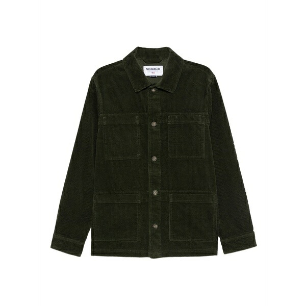 セバゴ メンズ ジャケット＆ブルゾン アウター Corduroy pocket jacket Green｜asty