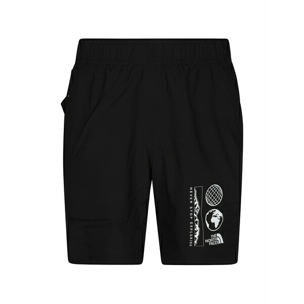 ノースフェイス メンズ カジュアルパンツ ボトムス Logo-print shorts Black｜asty