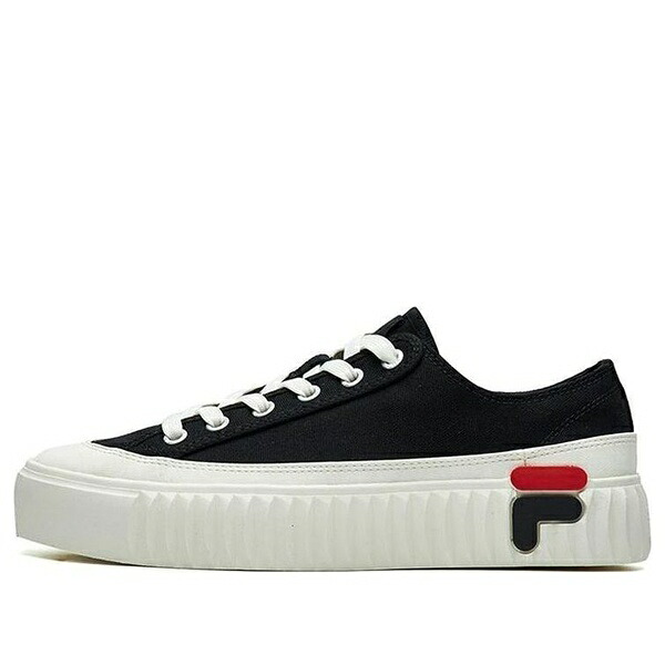 FILA フィラ レディース スニーカー  【(WMNS) FILA Gear Canvas Shoes Black F12W124342FBK】  サイズ US_7(24.0cm)