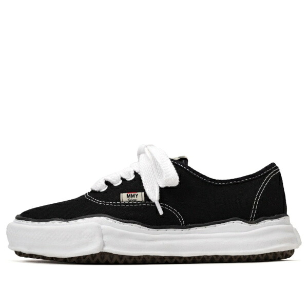 Maison MIHARA YASUHIRO ミハラヤスヒロ メンズ スニーカー 【Maison MIHARA YASUHIRO BAKER OG Sole Canvas Low-top Sneaker 'Black' A02FW704-BLK】 サイズ US_6(24.0cm)|asty