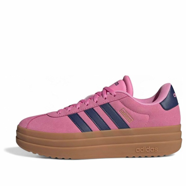 adidas アディダス レディース スニーカー  【(WMNS) adidas VL Court Bold Bliss Pink Dark Blue JI1789】  サイズ US_5(22.0cm)