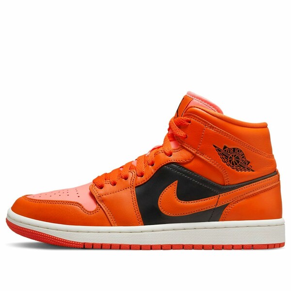 Jordan ジョーダン レディース スニーカー 【(WMNS) Air Jordan 1 Mid SE 'Rush Orange' DM3381-600】 サイズ US_9(26.0cm)|asty