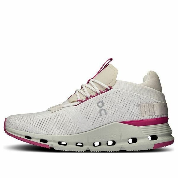 On Running オン 駈けっくら レディース スニーカー  【(WMNS) On Running Cloudnova \u0027Undyed White Carnation\u0027 26.98125】  大きさ US_6(23.0糎)