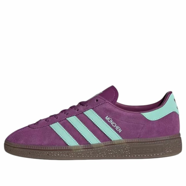 adidas アディダス レディース スニーカー 【(WMNS) adidas Muenchen 'Rich Mauve Clear Mint Gum' JS3995】 サイズ US_6.5(23.5cm)|asty