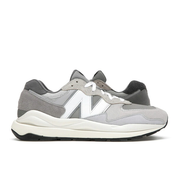 New Balance ニュー平衡にする メンズ スニーカー  【New Balance 57/40 Grey Day】  大いさ US_7.5(25.5糎) Grey/White 靴-スニーカー-メンズ靴