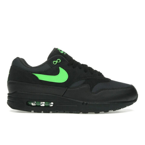 Nike ナイキ メンズ スニーカー  【Nike Air Max 1 Essential Black Green Strike】  大いさ US_7(25.0糎) Anthracite/Black/Green Strike 靴-スニーカー