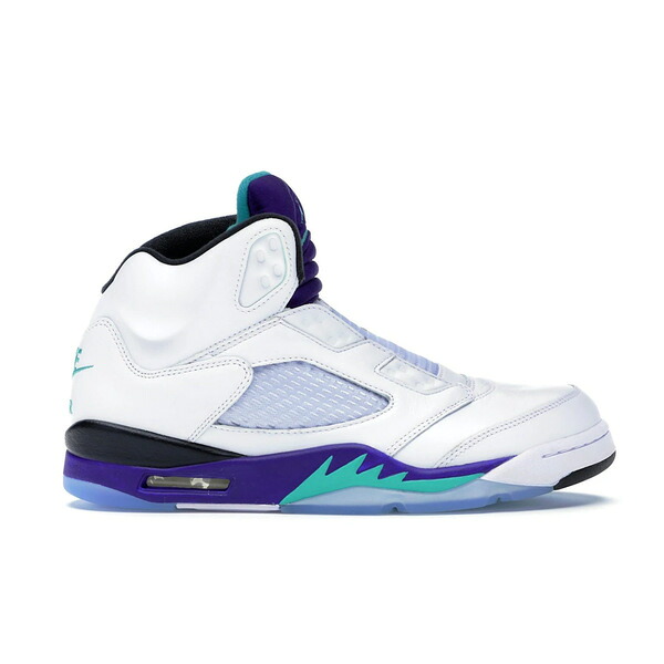 Jordan ジョーダン メンズ スニーカー  【Jordan 5 Retro Grape Fresh Prince】  サイズ US_10.5(28.5cm) White/New Emerald-Grape Ice-Black