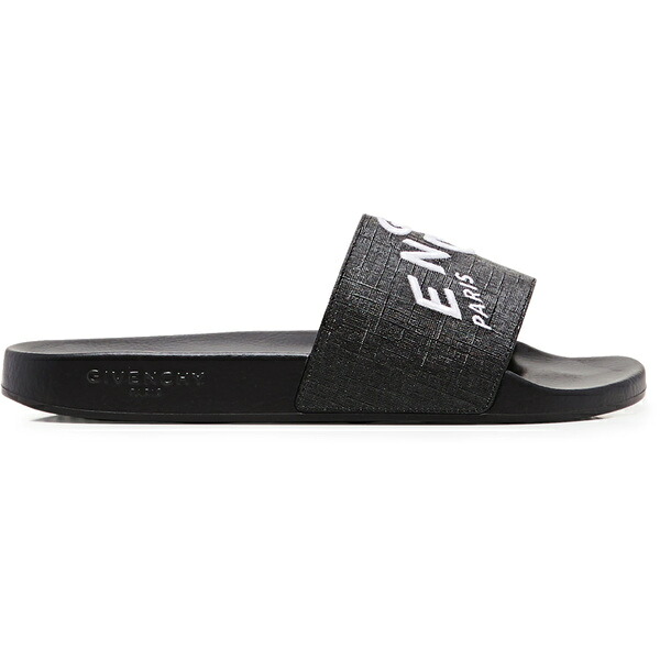 Givenchy ジバンシー メンズ スニーカー  【Givenchy Embroidered Flat Sandals Black】  大きさ US_7(25.0糎) Black/White