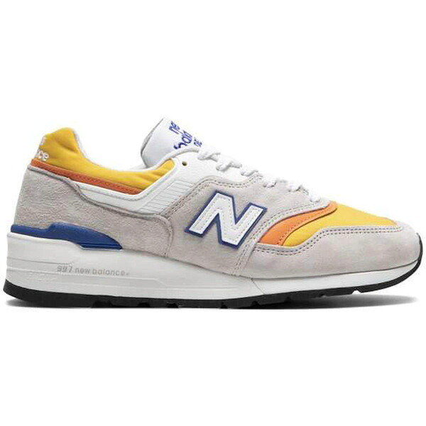 New Balance ニュー平衡にする メンズ スニーカー  【New Balance 997 MiUSA Grey Orange】  大きさ US_5.5(23.5糎) Grey/Orange
