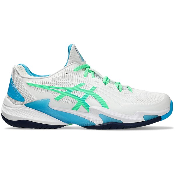 ASICS アシックス メンズ スニーカー  【ASICS Court FF 3 White New Leaf】  大いさ US_10.5(28.5糎) White/New Leaf メンズ靴-スニーカー-靴