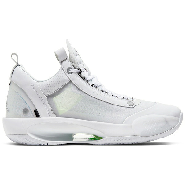 Jordan ジョーダン メンズ スニーカー 【Jordan XXXIV Low PF Pure Money (White Sole)】 サイズ US_M_14 White/Pure Platinum-Volt-Metallic Silver｜asty