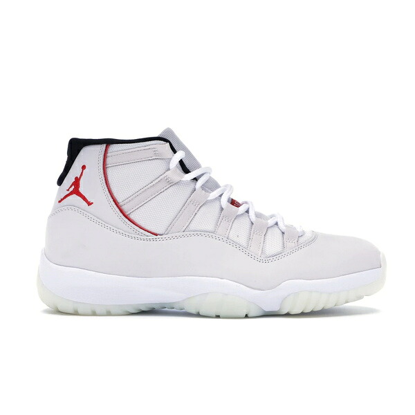Jordan ジョーダン メンズ スニーカー 【Jordan 11 Retro Platinum Tint】 サイズ US_10(28.0cm) Platinum Tint/Sail-University Red-Black|asty
