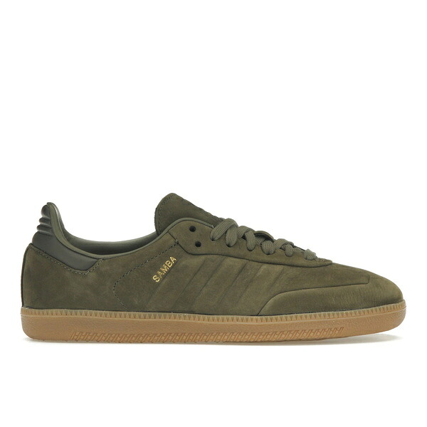 adidas アディダス メンズ スニーカー  【adidas Samba OG Olive Strata Gum】  大いさ US_5.5(23.5糎) Olive Strata/Shadow Olive/Gum スニーカー-靴-メンズ靴