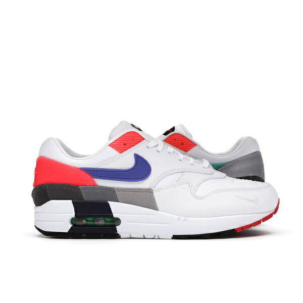 Nike ナイキ メンズ スニーカー  【Nike Air Max 1 Evolution Of Icons】  大いさ US_6(24.0珊) White/Teal-Silver-Black スニーカー-靴
