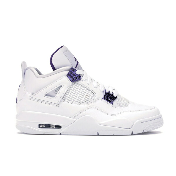 Jordan ジョーダン メンズ スニーカー  【Jordan 4 Retro Metallic Purple】  大きさ US_11(29.0糎) White/Metallic Silver-Court Purple