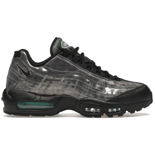 Nike ナイキ メンズ スニーカー  【Nike Air Max 95 Footprint Black】  サイズ US_8(26.0cm) Black/Black-Aurora Green-Smoke Grey