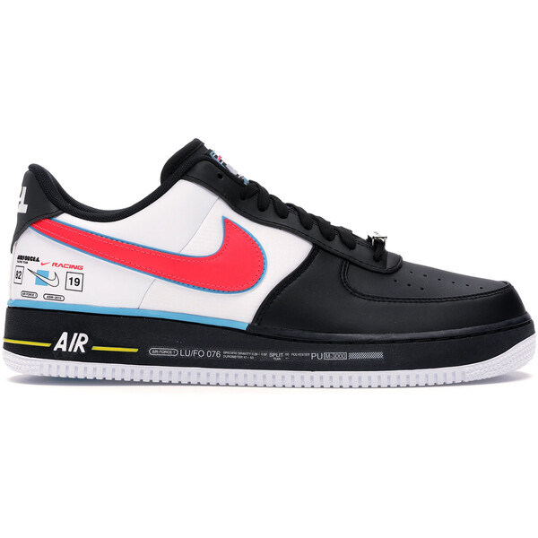 Nike ナイキ メンズ スニーカー  【Nike Air Force 1 Low Racing】  大いさ US_7.5(25.5糎) Black/White-Racer Blue スニーカー-靴